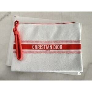 Christian DIOR Terry Cloth Bag WITH BOX